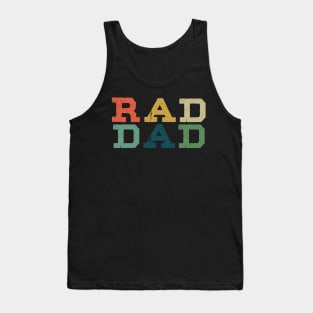 RAD DAD Fathers Day Shirt From Daughter to Dad Tank Top